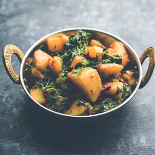 Lunch Vegan Aloo Methi