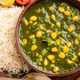 Lunch Channa Saag-  Gluten free