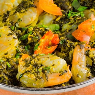 Shrimp Saag- gluten free