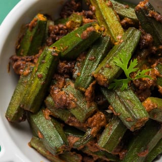 Bhindi Do Pyaza - Vegan and gluten free