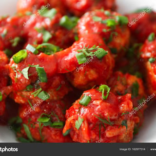 Gobhi Manchurian = vegan/gluten free