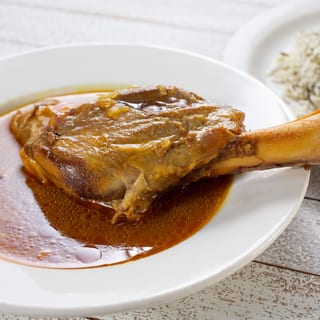 Achari Lamb Shank- gluten free